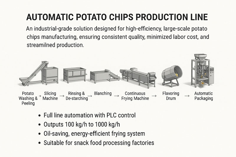 Automatic Potato Chips Production Line(图1)