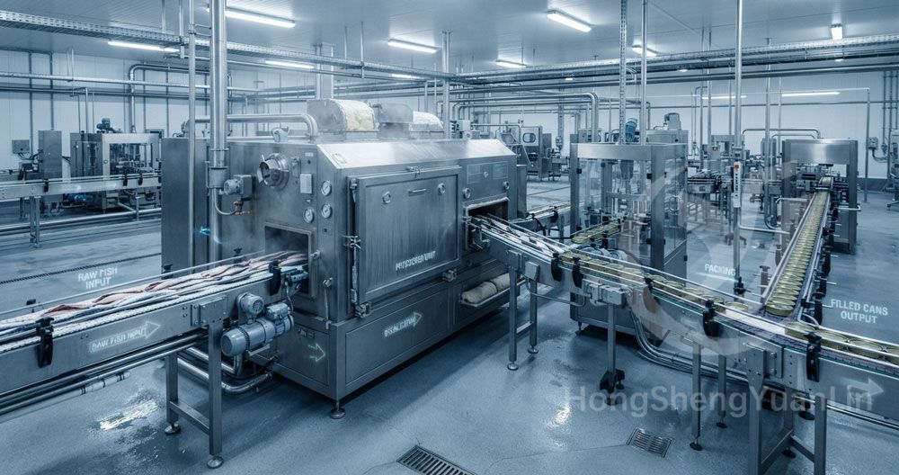 Fish Canning Line Mass Balance: Raw Fish, Trim Loss, Cook Loss and Saleable Output(pic1) Fish Canning Line Mass Balance: Raw Fish, Trim Loss, Cook Loss and Saleable Output(pic1)