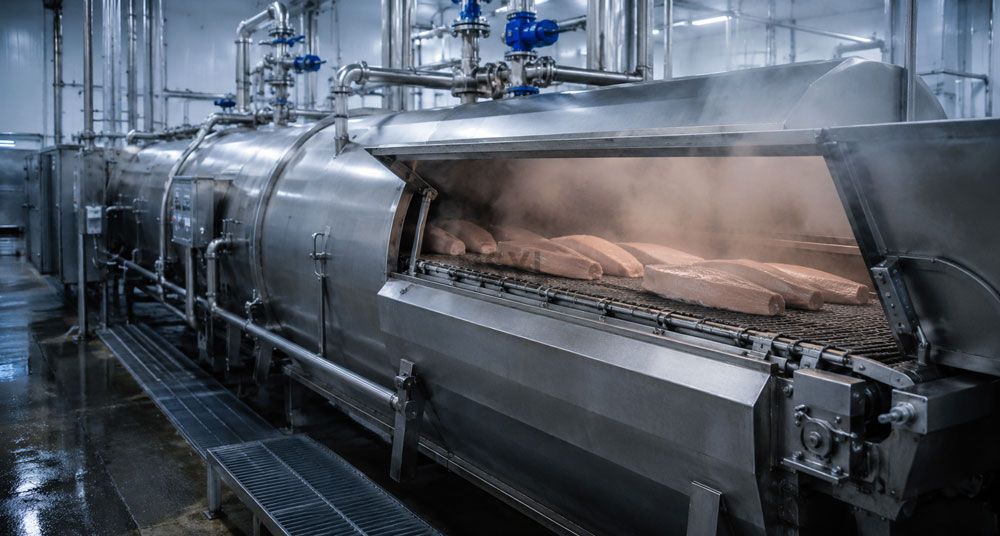 Tuna Precooking: How Core Temperature, Steam Uniformity and Cooling Affect Yield and Texture(pic1)