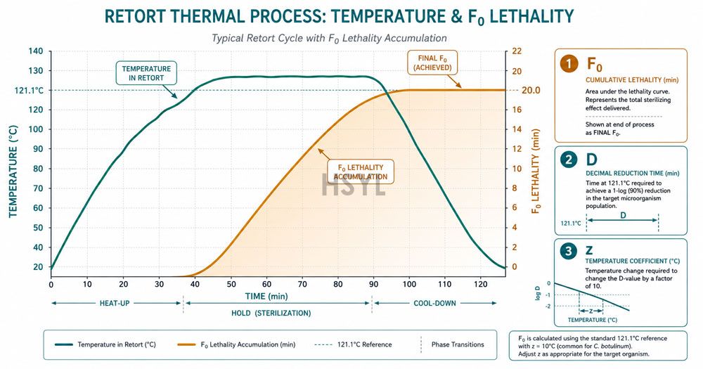 F₀, D-Value and z-Value in Canned Fish: Why 121.1°C Is Not a Complete Process(pic1)