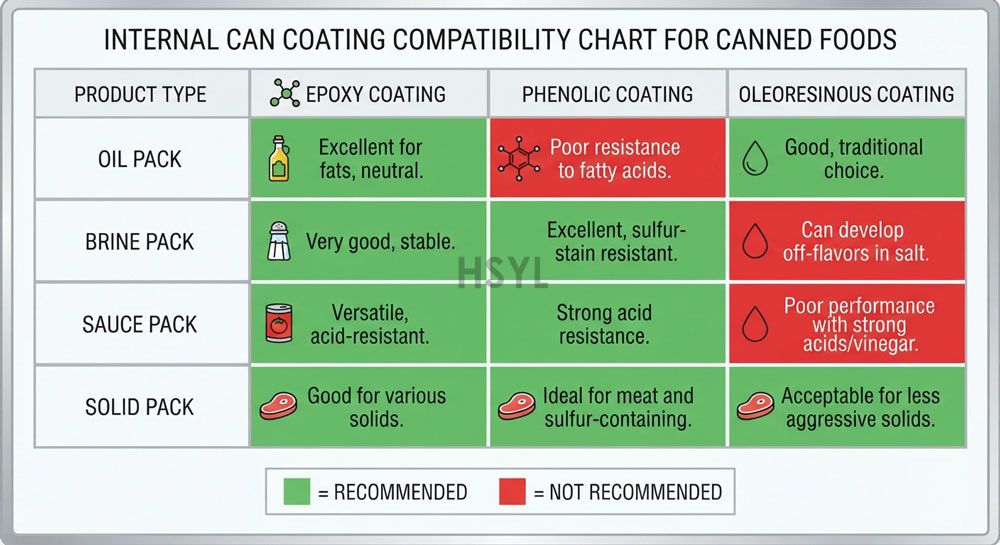 Choosing Can Body and Internal Coating for Tuna in Oil, Brine and Sauce(pic2)