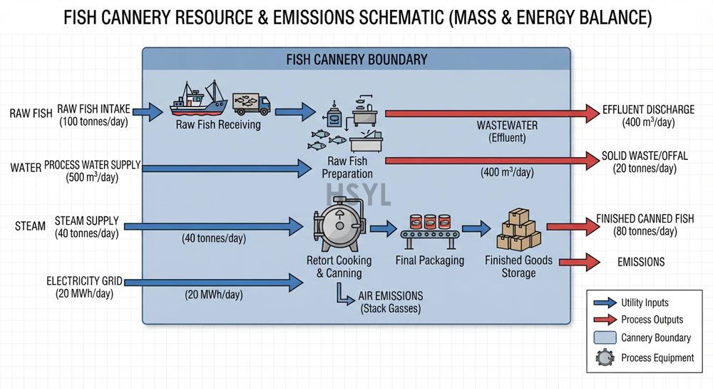 Water and Energy Balance per Tonne of Canned Fish: How to Build a Defensible Baseline(pic2)