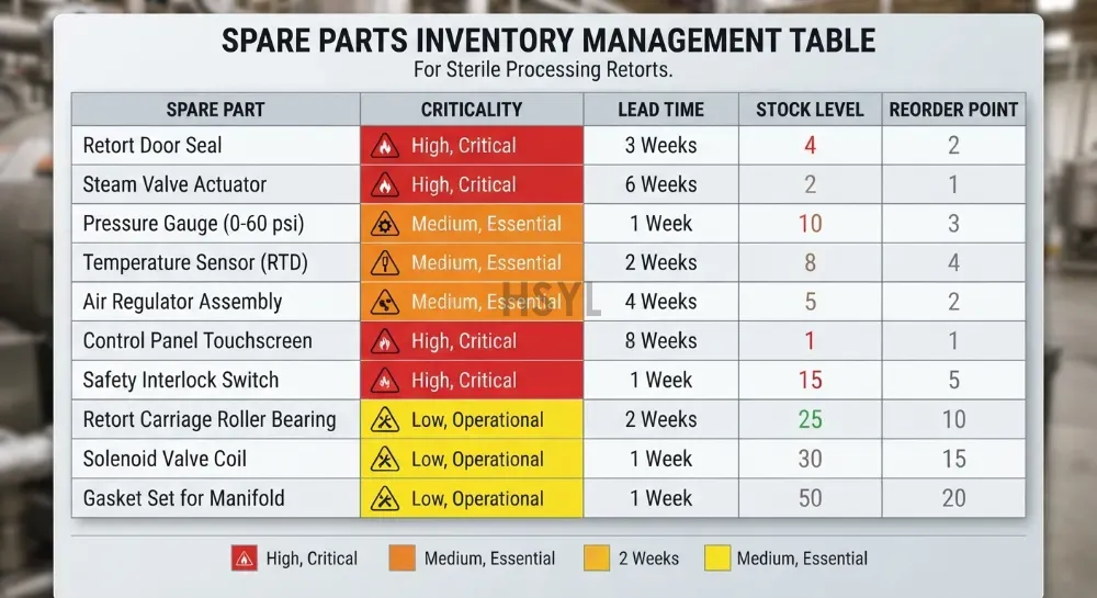 Preventive Maintenance for Retorts and Can Seamers: A Risk-Based Task and Spare-Parts Matrix(pic3)