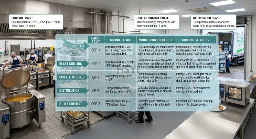 Central Kitchen Cook-Chill and Cold Chain: From Cooking to Distribution(pic3)