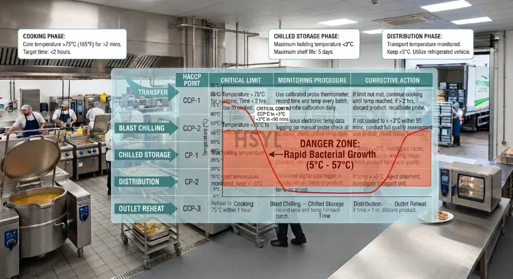 Central Kitchen Cook-Chill and Cold Chain: From Cooking to Distribution(pic4)