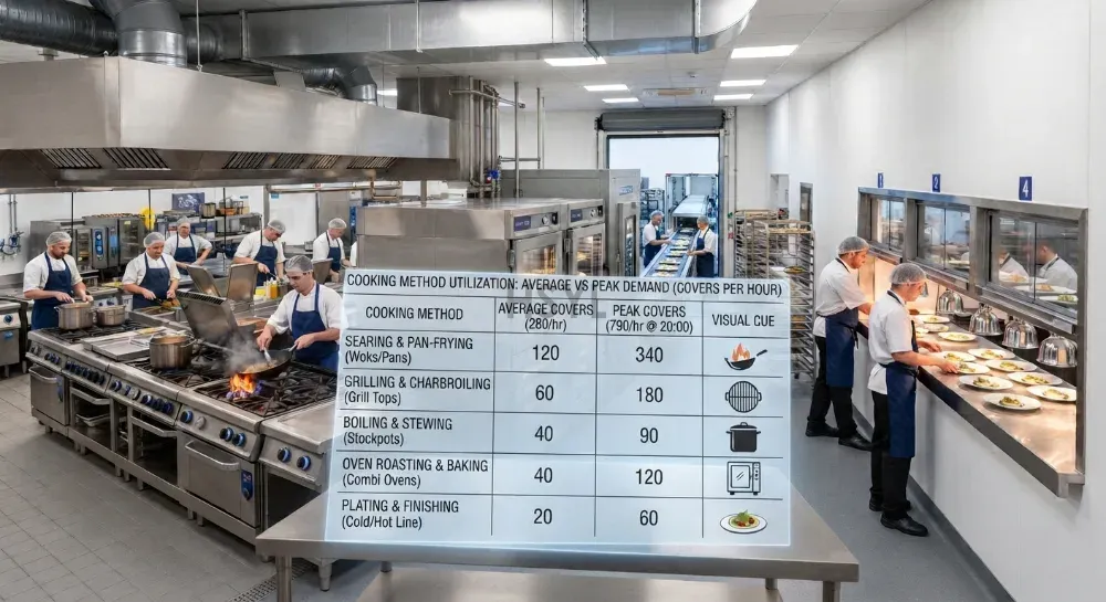 Hotel Banquet Kitchen Surge Capacity: Cooking for the Peak, Not the Average(pic3) Hotel Banquet Kitchen Surge Capacity: Cooking for the Peak, Not the Average(pic3)