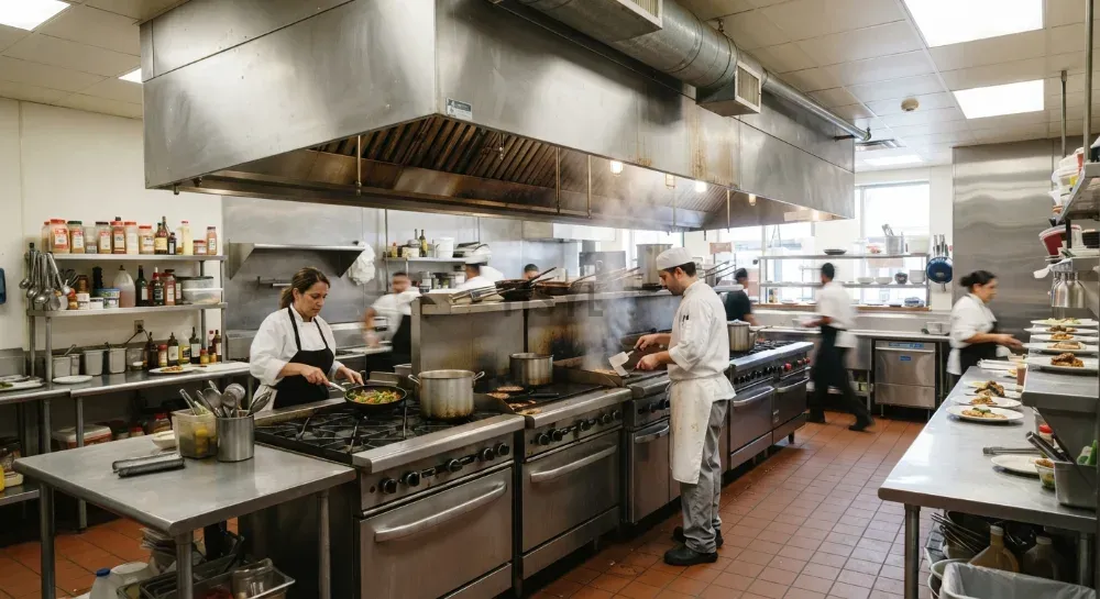 Commercial Kitchen Hood System Design: 9-Point Planning Checklist(pic1) Commercial Kitchen Hood System Design: 9-Point Planning Checklist(pic1)