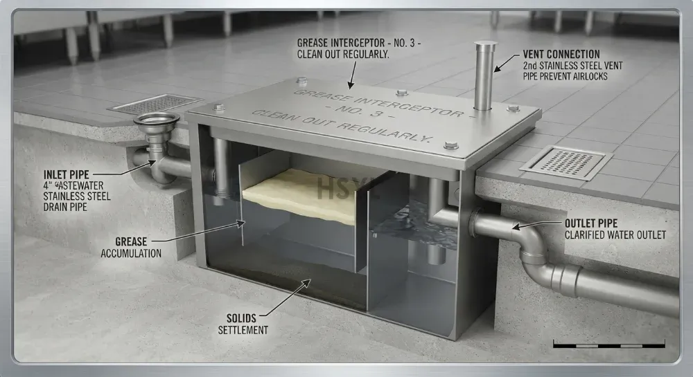 Commercial Kitchen Grease Trap Sizing and Installation: Compliance Checklist(pic1) Commercial Kitchen Grease Trap Sizing and Installation: Compliance Checklist(pic1)